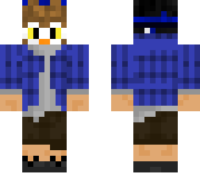 owl mask w/ flannel
