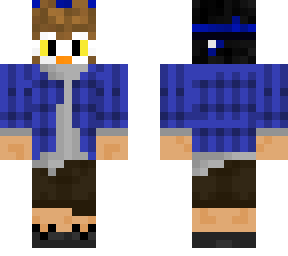 owl mask with flannel