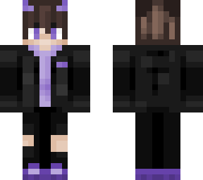 purple hoodie