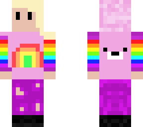 rainbow girl