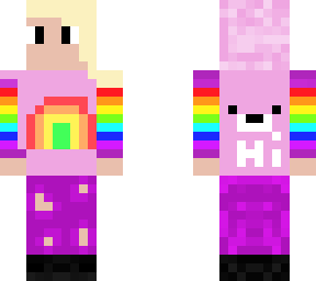 rainbow girl