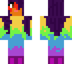 rainbow girl