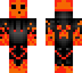 Red Fire Slime Minecraft Skin