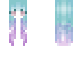seafoam fade purple hair base