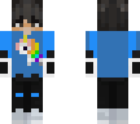 unicorn man but blue