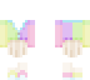 ~colour-block cardigan + skirt ob~