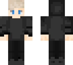 blonde boy w/ black hoodie