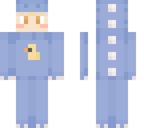 boy in dino-duck-suit