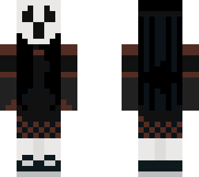dark skin ghost face