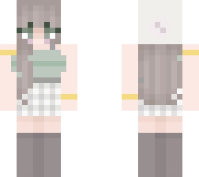 girl with green dress