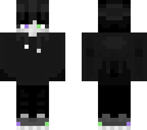 green and purple sweat skin