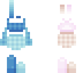 pink and blue