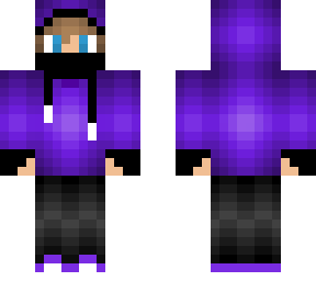 purple boy with black mask