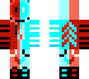 red and cyan but inverted
