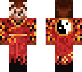 red panda in kimono