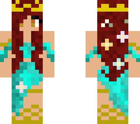 tealprincessdressskin