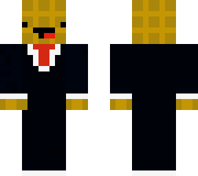 waffle in suit