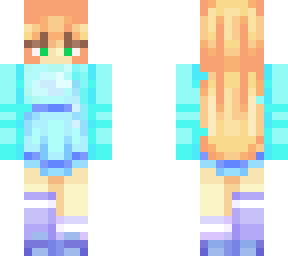 blue girl