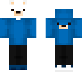 blue hoodie bear