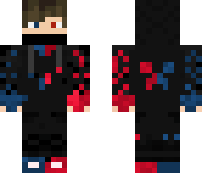mask boy red and blue