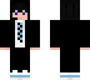 skin elegante con terno celeste -de masteritox-