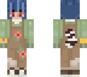 the head is mine but the clothes arent also i changed the color of theflowers