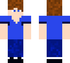 blue casual boy
