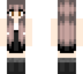 cute school outfit brown hair