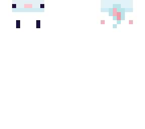 cyan axolotl hat base
