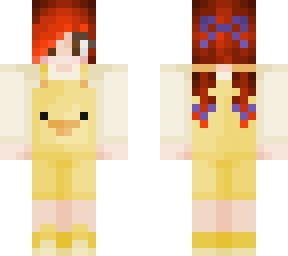 duck overall girl