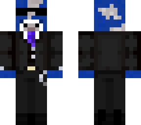 full tux blue cow