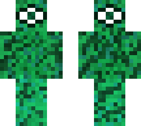 green and magenta eye guy