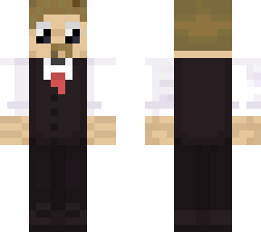 mustache suit