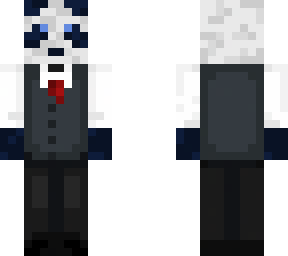 panda in suit