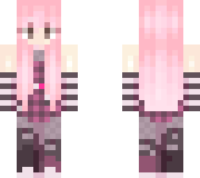 pink hair girl