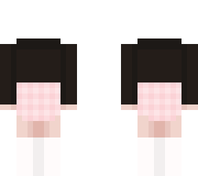 pink plaid w/ turtleneck (edit)