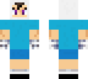 vegetta777 con la ropa de finn-vegetta como finn/vegeta777 in finn clothes