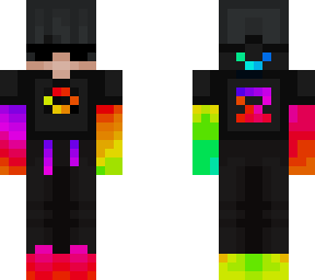 black and many other colours boy (black/dark hair)