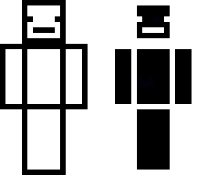 black and white