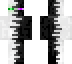 black x white enderman