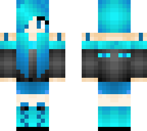 blue ender girl