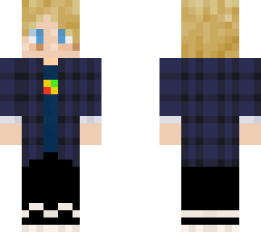 blue flannel skating fit