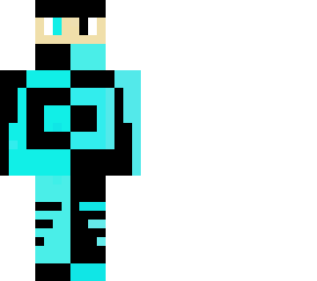 cyan and black guy