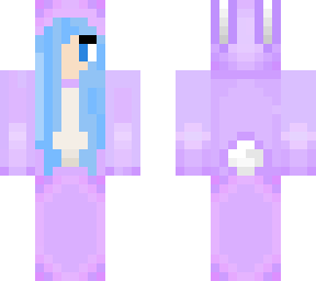 easter girl with purple bunny onesie