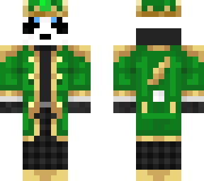 panda king green