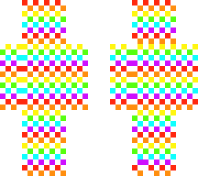 rainbow checker