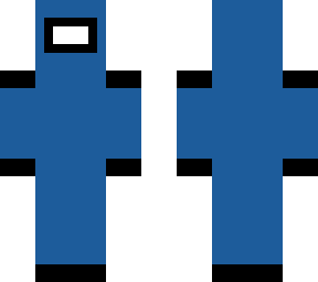 random blue and black skin
