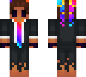 reversed hair.