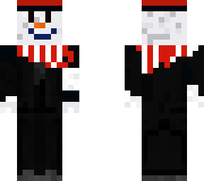 snowman in tuxedo