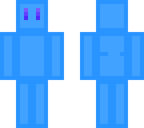 auxy's blue cartoon skin! (headphones!)